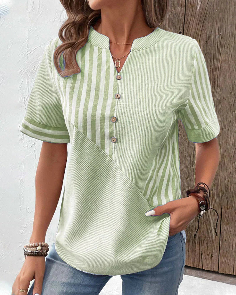 Mirabella | Elegant Striped Blouse