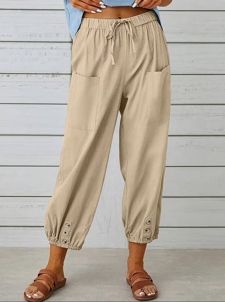 Emilia | Casual Buttoned Trousers