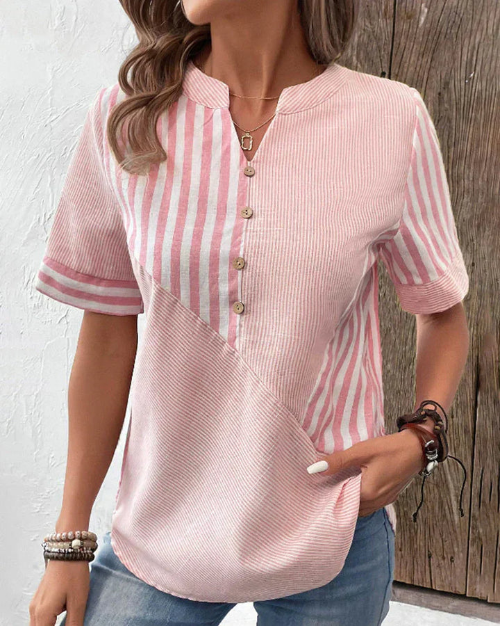 Mirabella | Elegant Striped Blouse