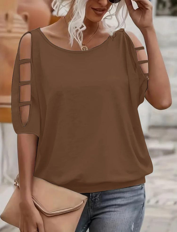 Nina | Elegant Shoulder Detail Top