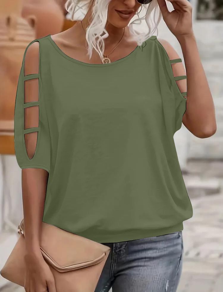 Nina | Elegant Shoulder Detail Top