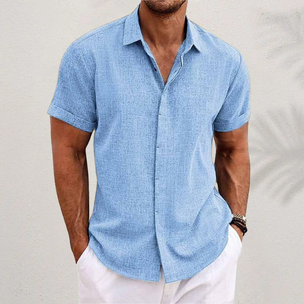 Nordic™ | Linen Short-Sleeved Shirt