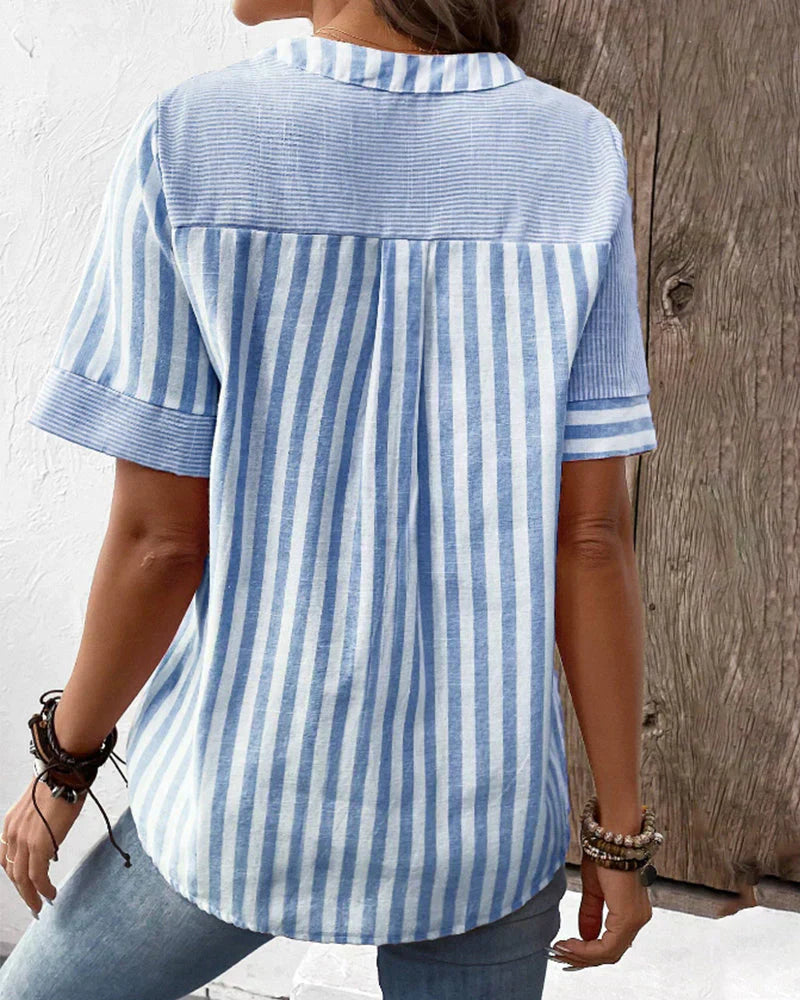 Mirabella | Elegant Striped Blouse